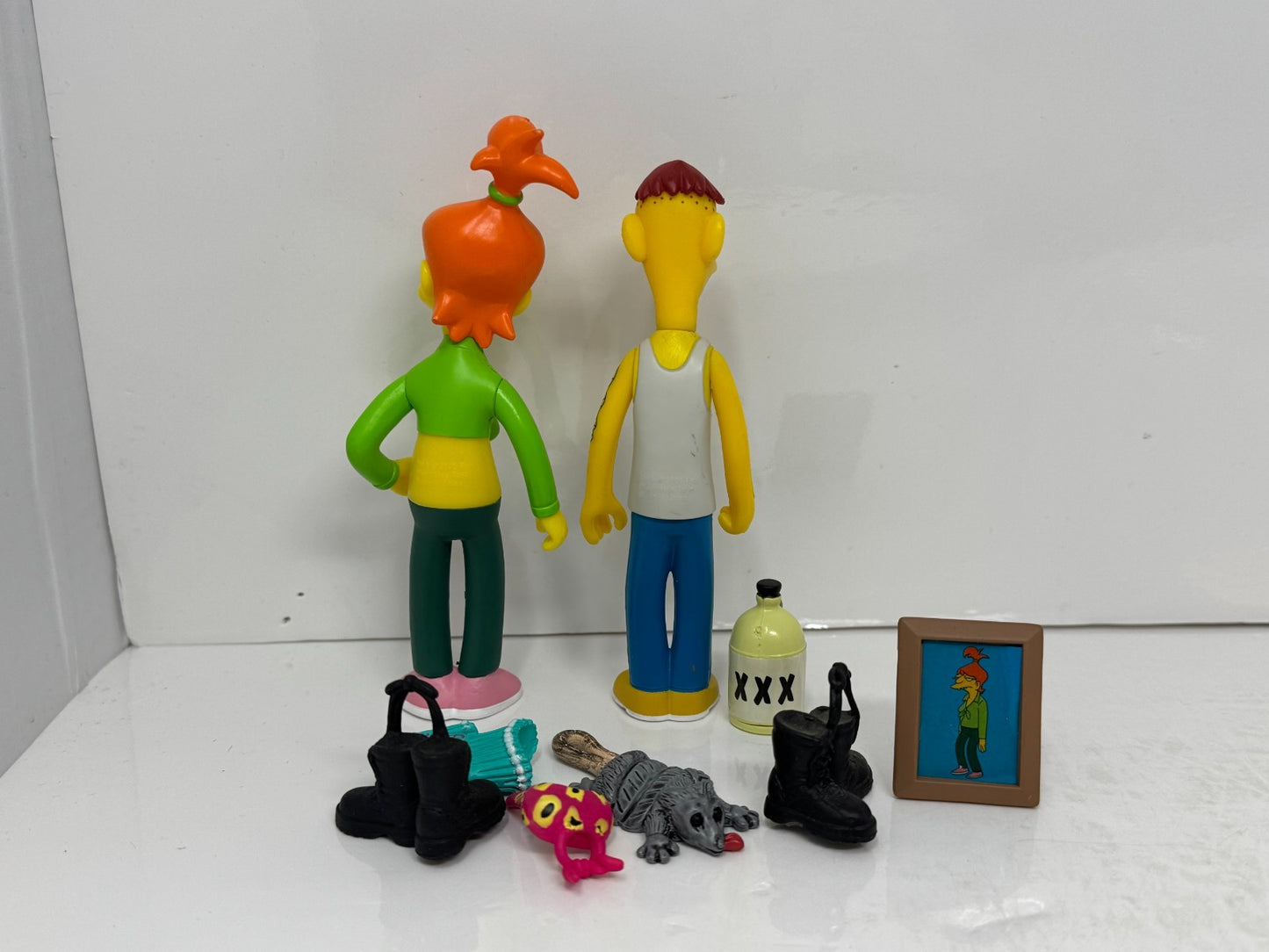 Simpsons World of Springfield Cletus & Brandine Spuckler Figure Set Playmates