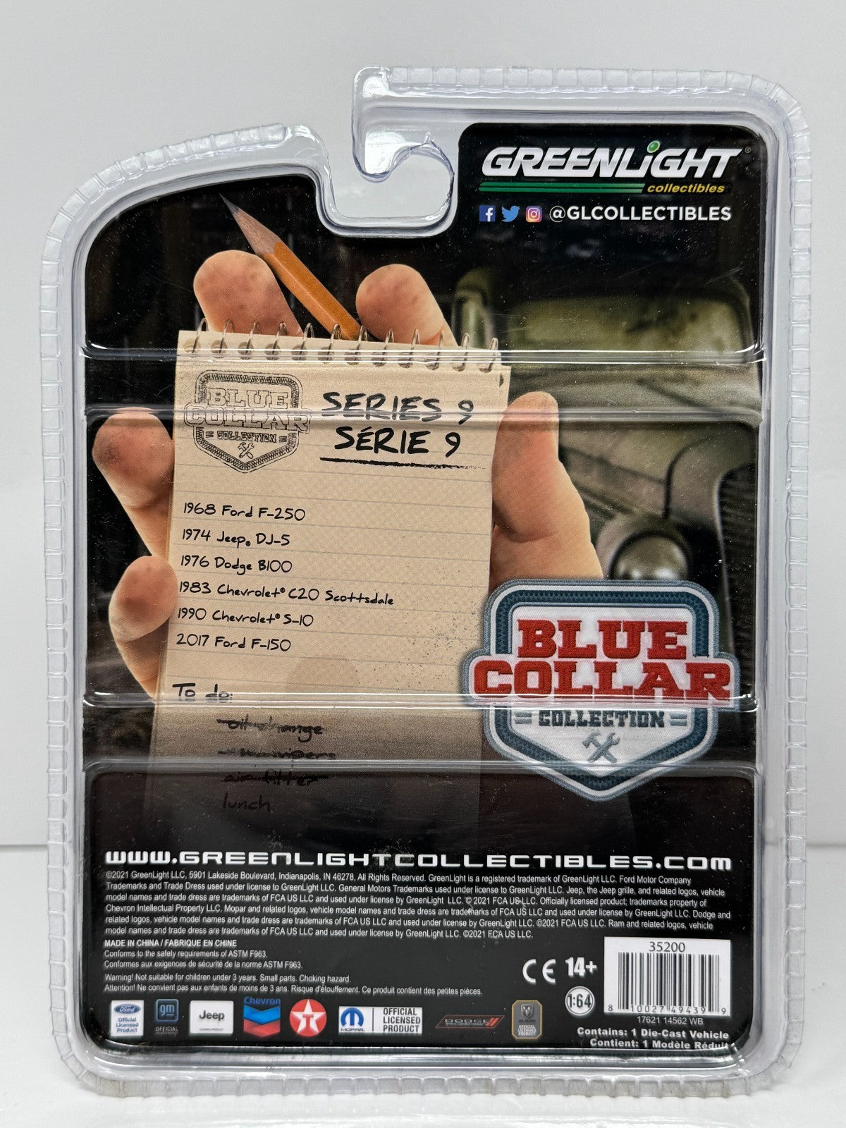 Greenlight Blue Collar Collection 1974 Jeep DJ-5 Westhaven Pharmacy 1:64 Diecast
