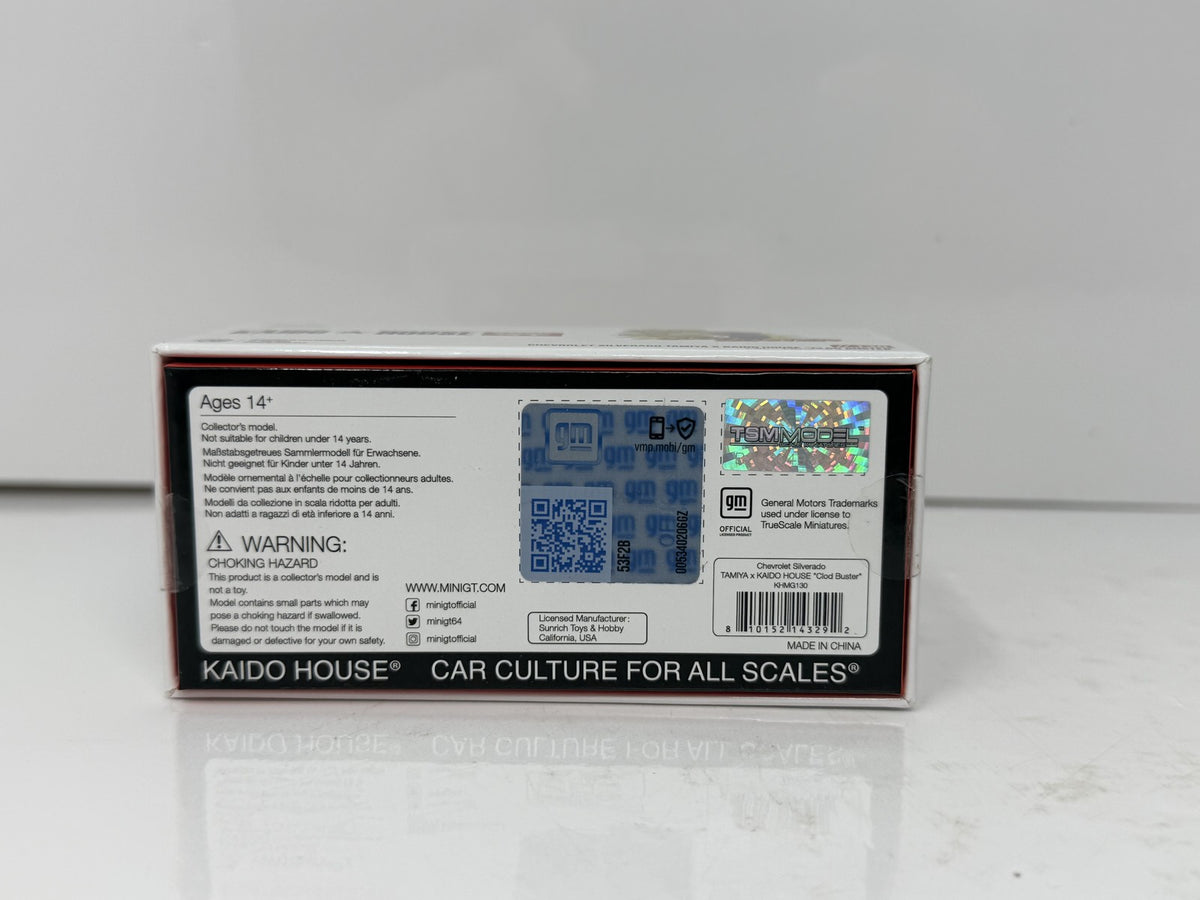 Kaido House Mini GT Tamiya Chevrolet Silverado Clod Buster 1:64 Diecast