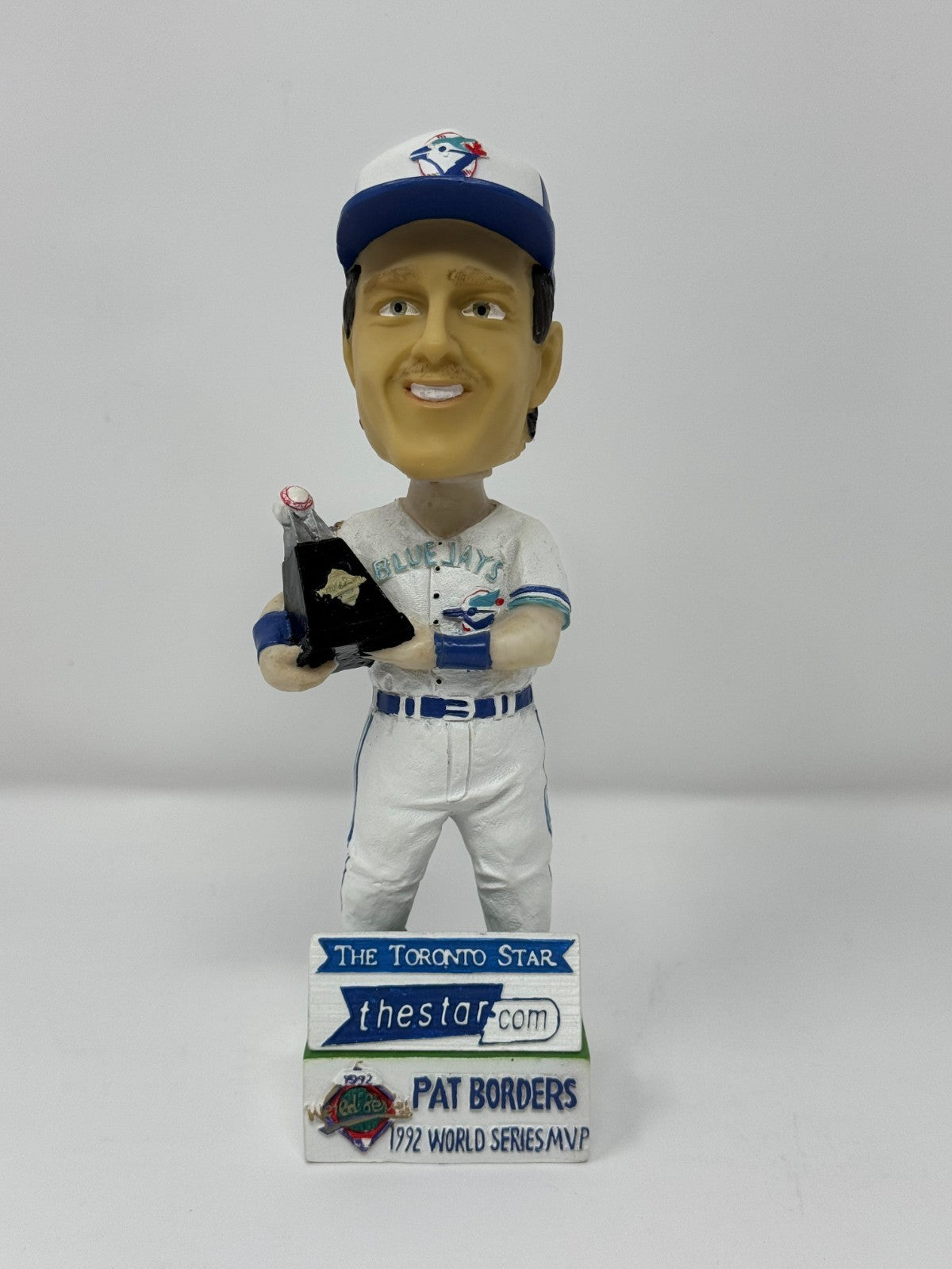 Toronto Blue Jays Pat Borders "1992 World Series MVP" Bobblehead MLB Baseball