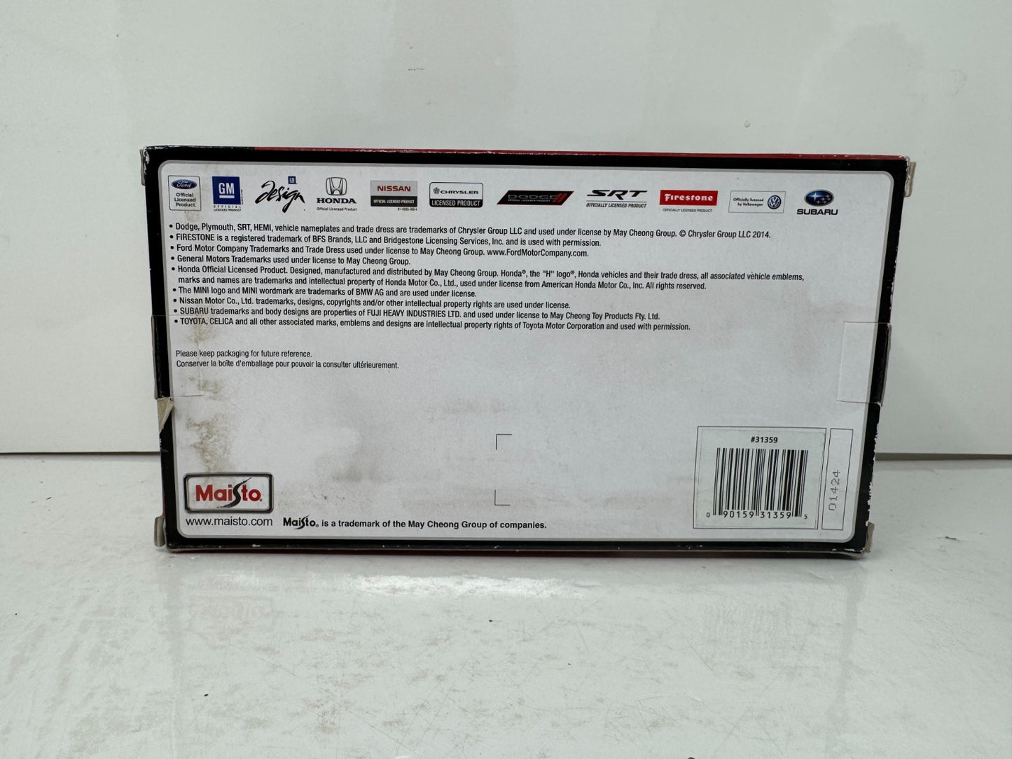 Maisto All Stars 2010 Chevrolet Camaro SS RS 1:24 Diecast