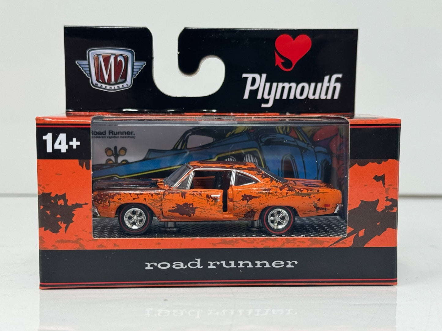 M2 Machines Rusty 1969 Plymouth Road Runner 1:64 Diecast