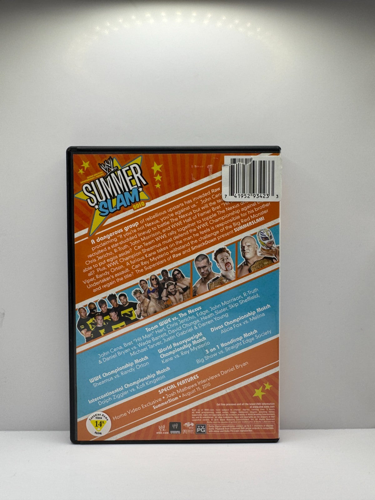 WWE Summerslam 2010 (DVD) WWE Wrestling