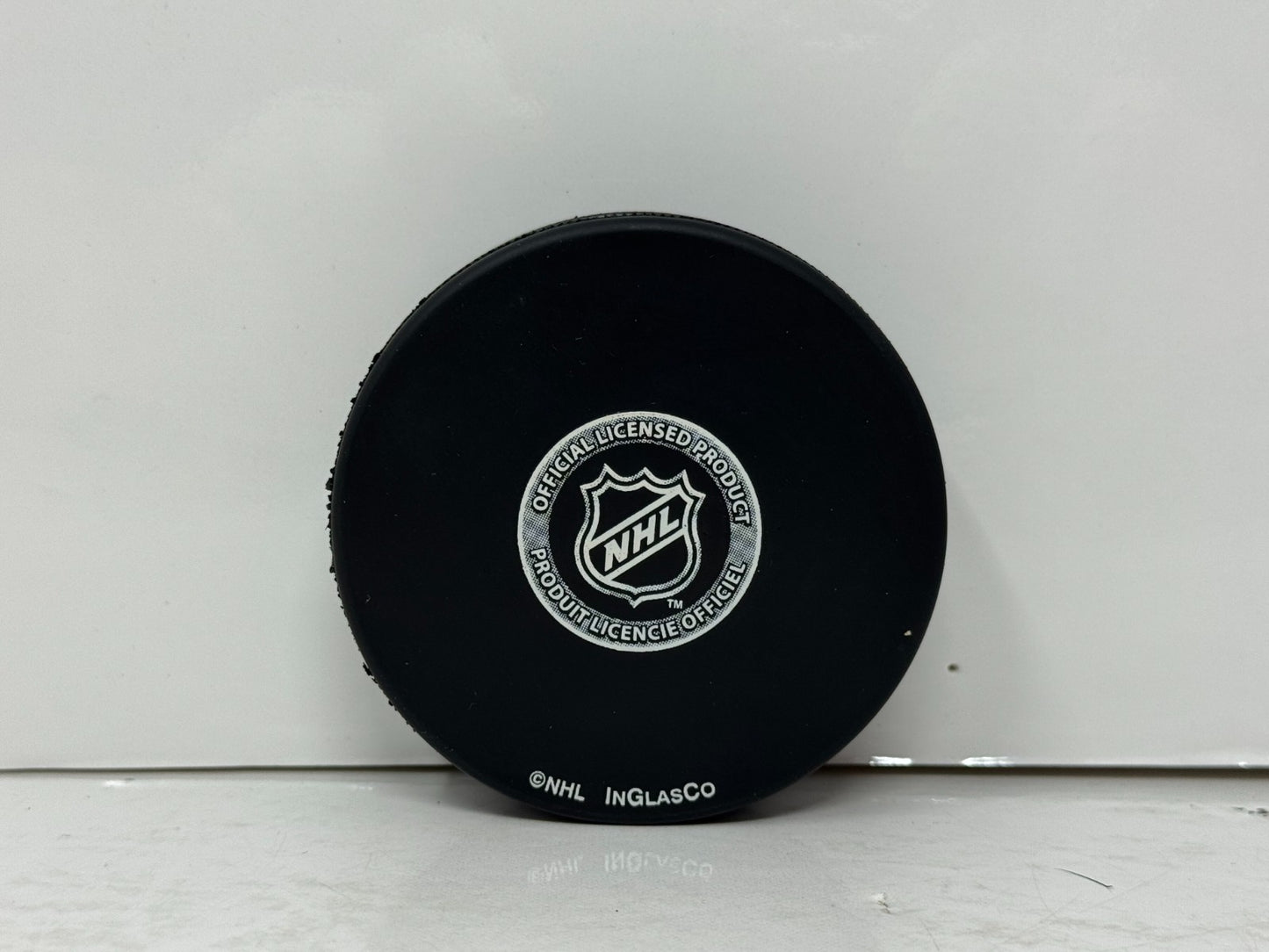 Cliff Ronning Phoenix Coyotes Signed NHL Autograph Puck Gold Auto