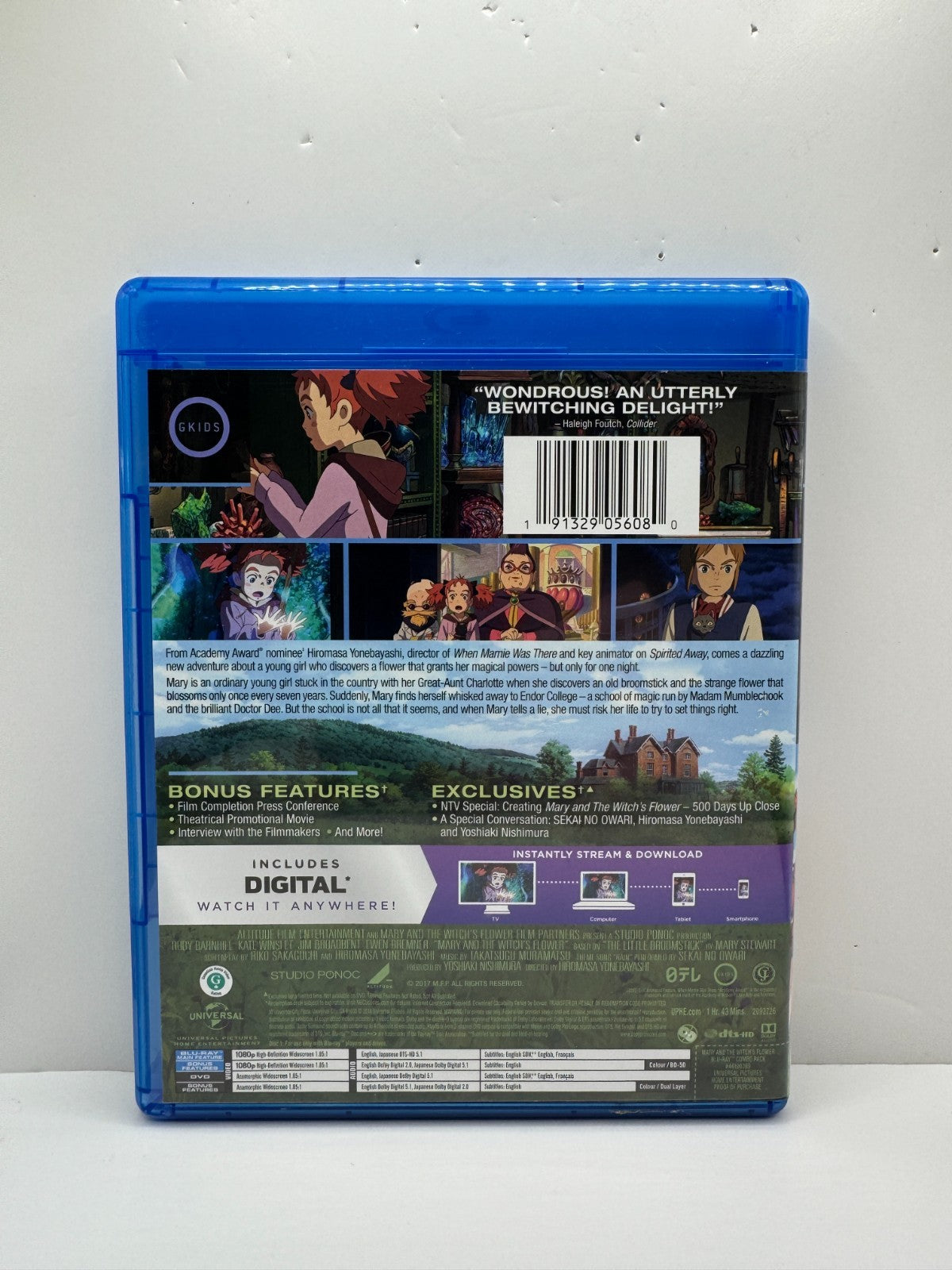 Mary and the Witch's Flower (Blu-ray) Ruby Barnhill Anime
