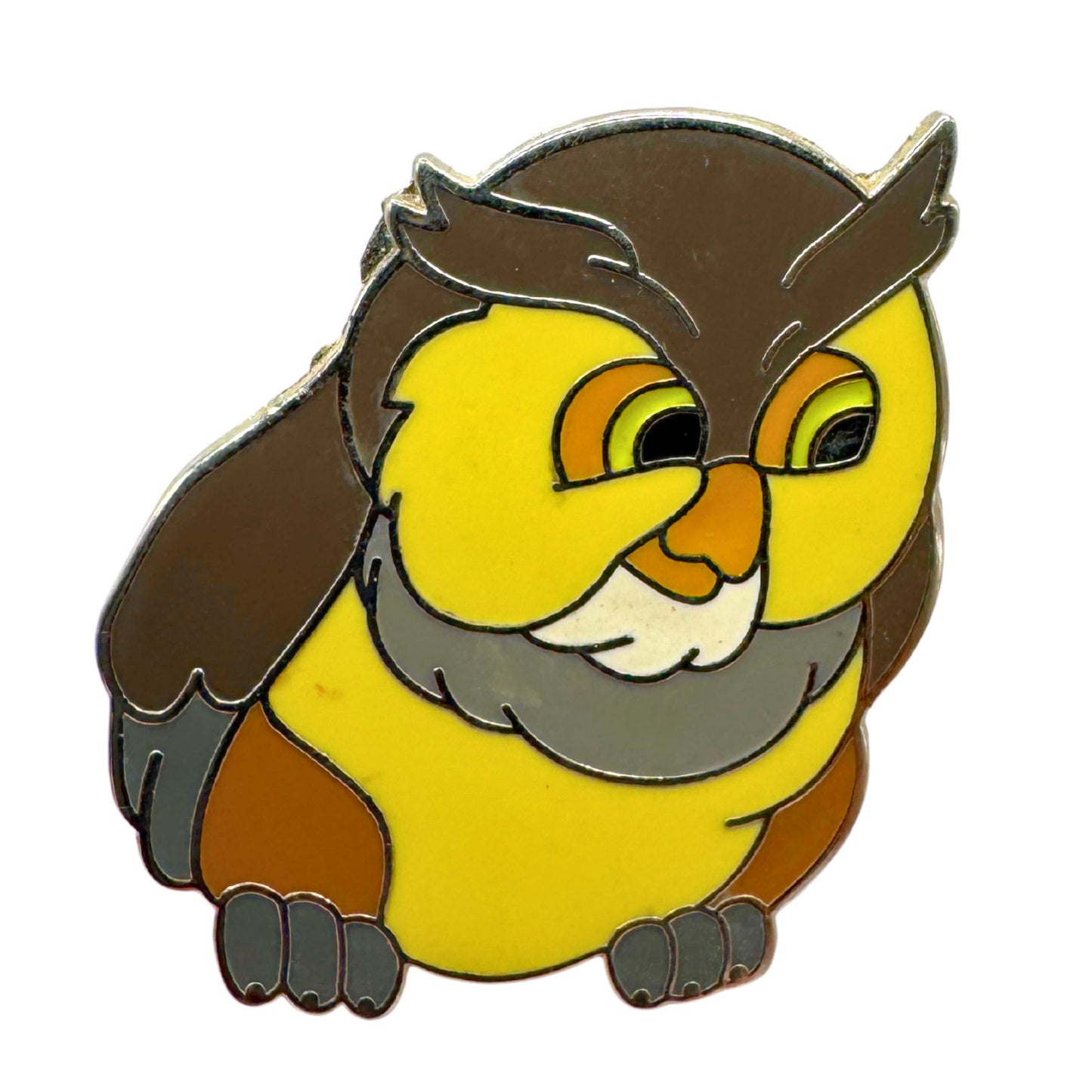 Dinsey Owl Walt Disney's Bambi Booster Trading Pin DC1S18