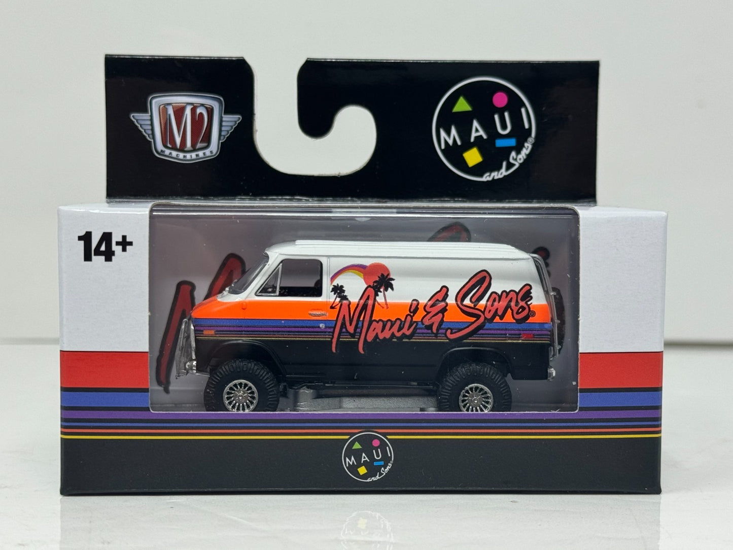 M2 Machines Maui & Sons 1971 Chevrolet Van G10 1:64 Diecast