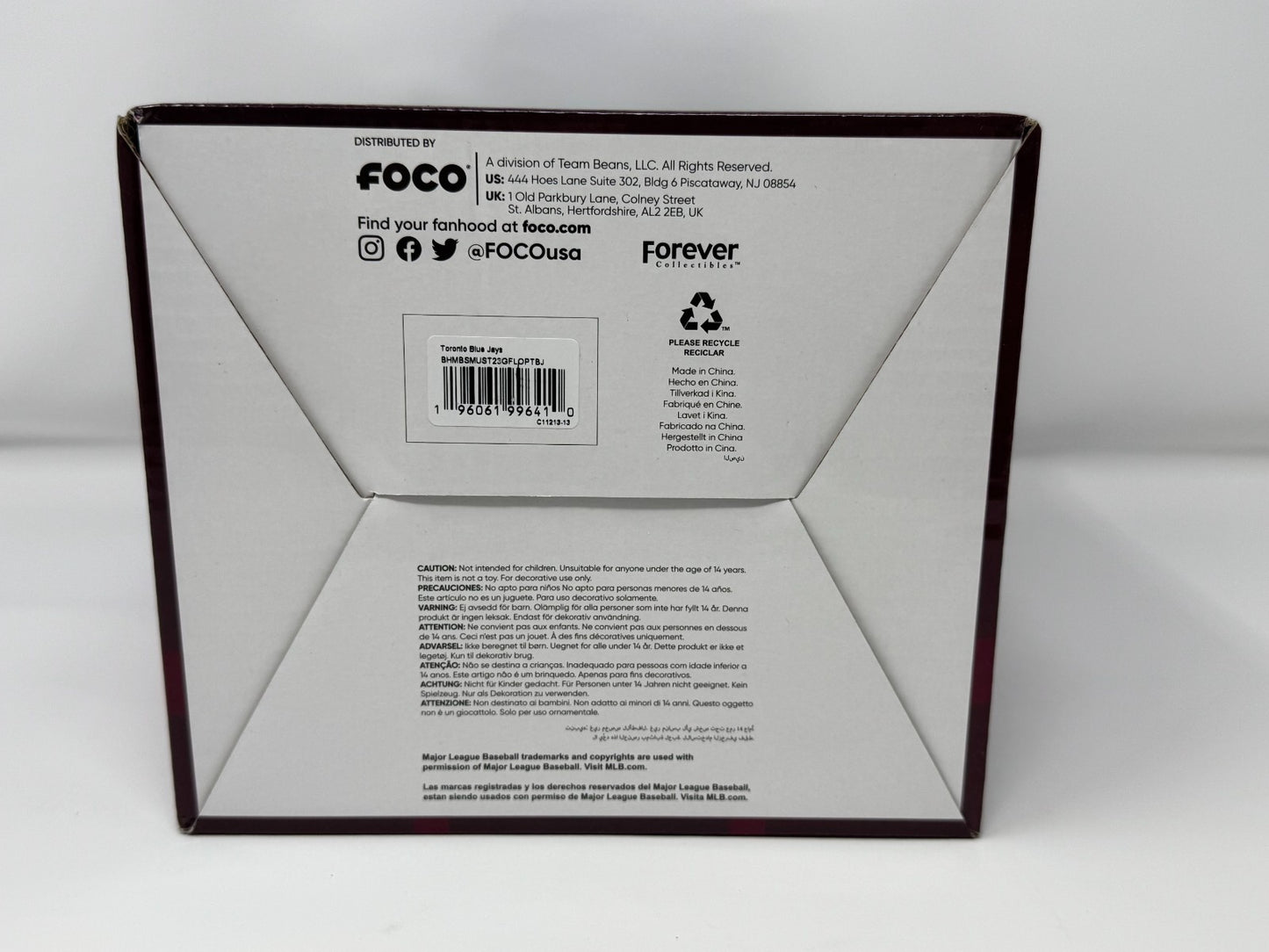 FOCO MLB Toronto Blue Jays 2023 Grapefruit League Bobble On Parade Bobblehead