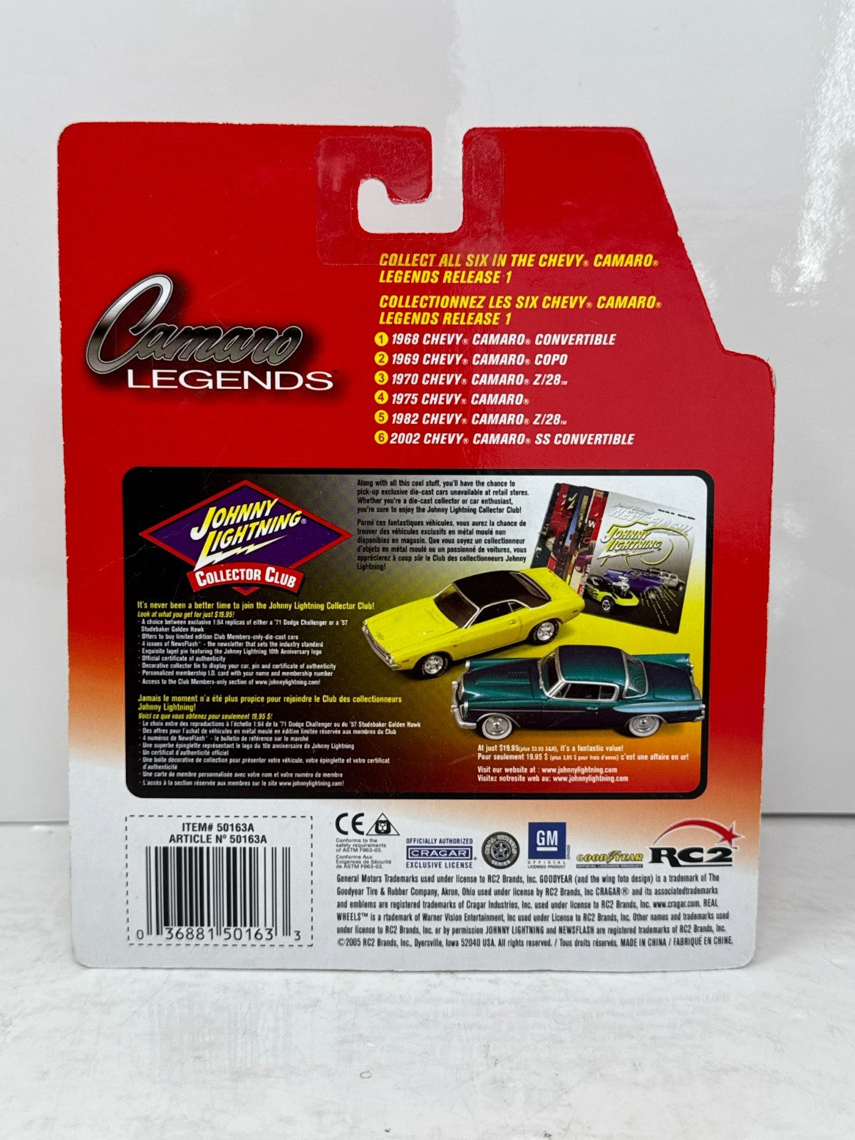 Johnny Lightning Camaro Legends 1982 Chevy Camaro Z/28 1:64 Diecast