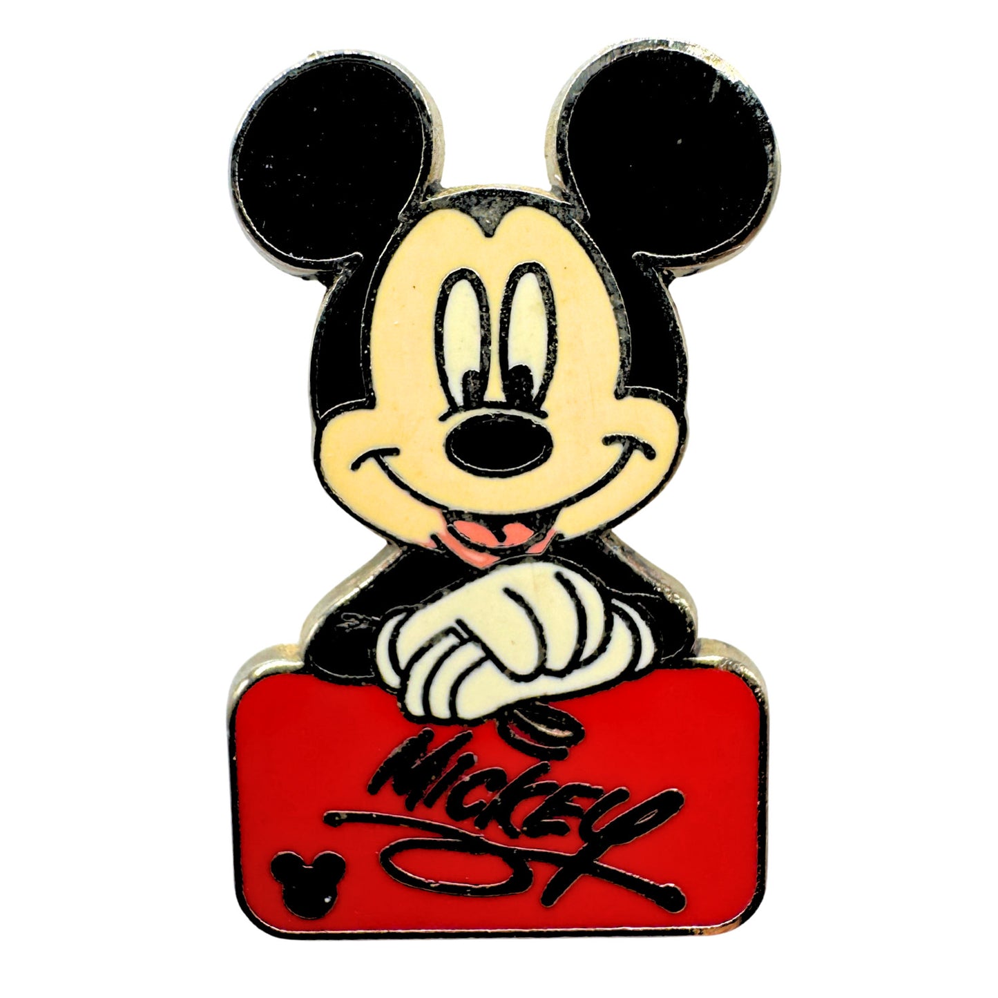 WDW Disney Mickey Mouse Autograph Red Cast Lanyard Series Trading Pin DC2S1