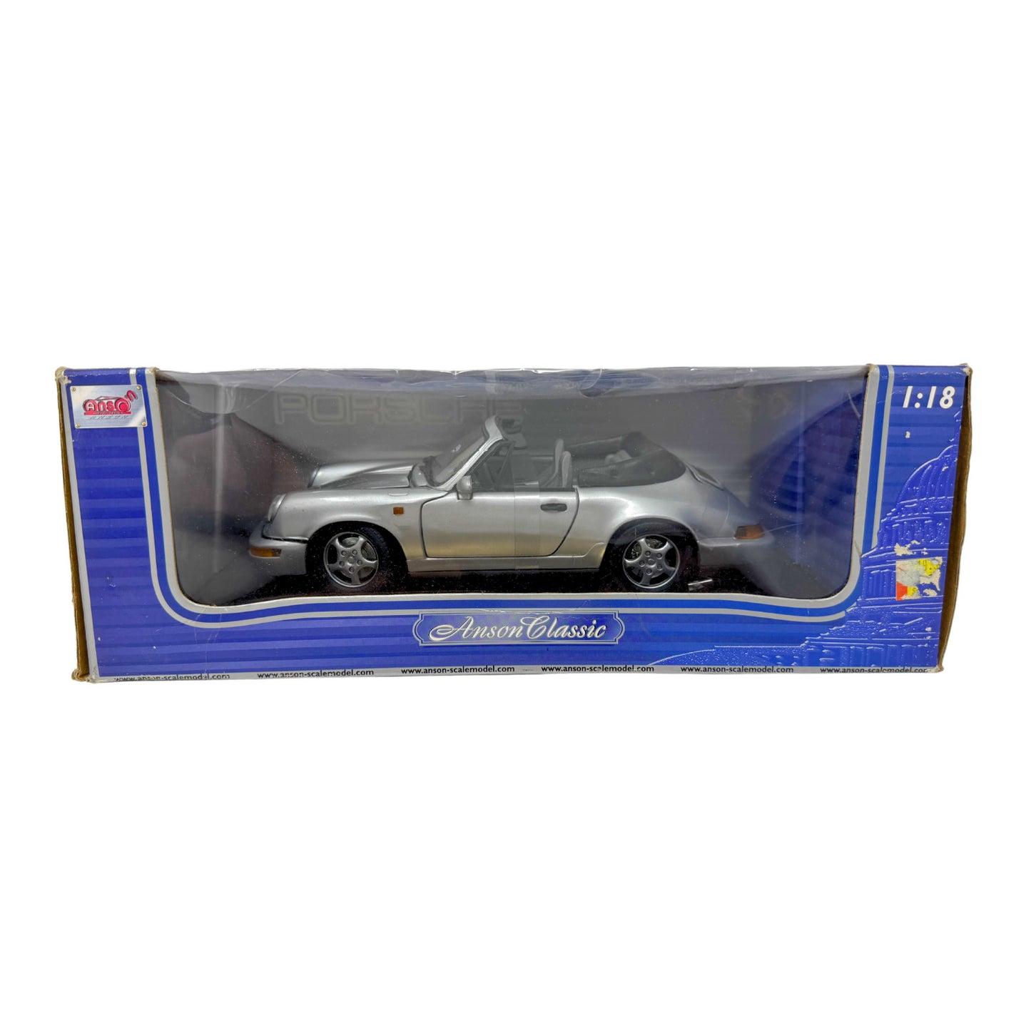 Anson Classic Porsche 911 Carrera 4 Cabriolet 1:18 Diecast