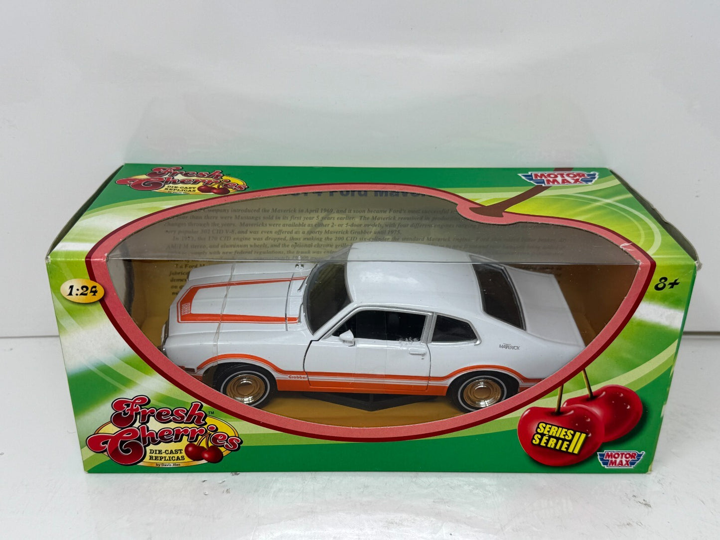 Motormax Fresh Cherries 1974 Ford Maverick Grabber 1:24 Diecast