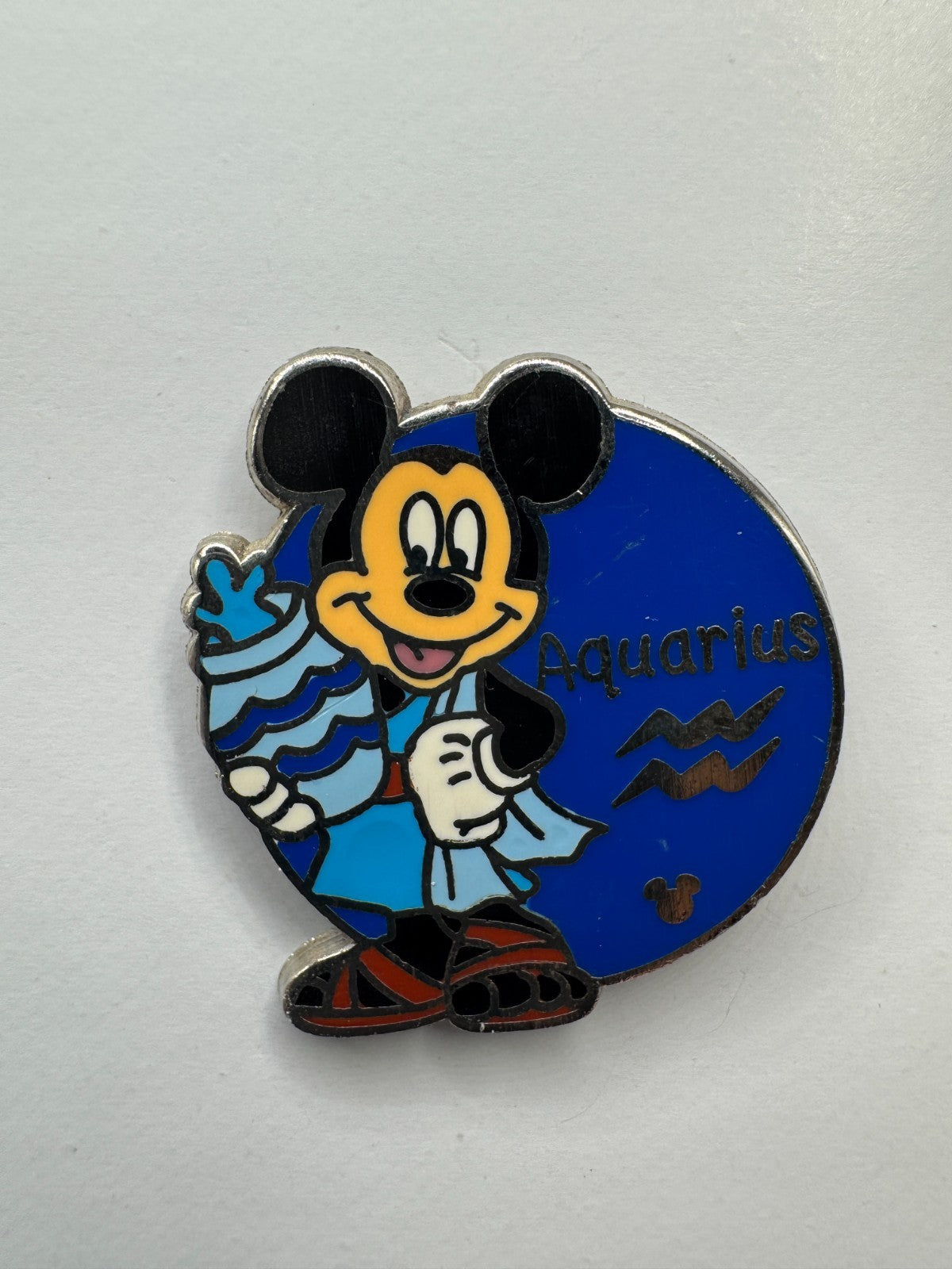 Disney Mickey Mouse Aquarius Zodiac Sign Hidden Mickey Trading Pin DC2S1