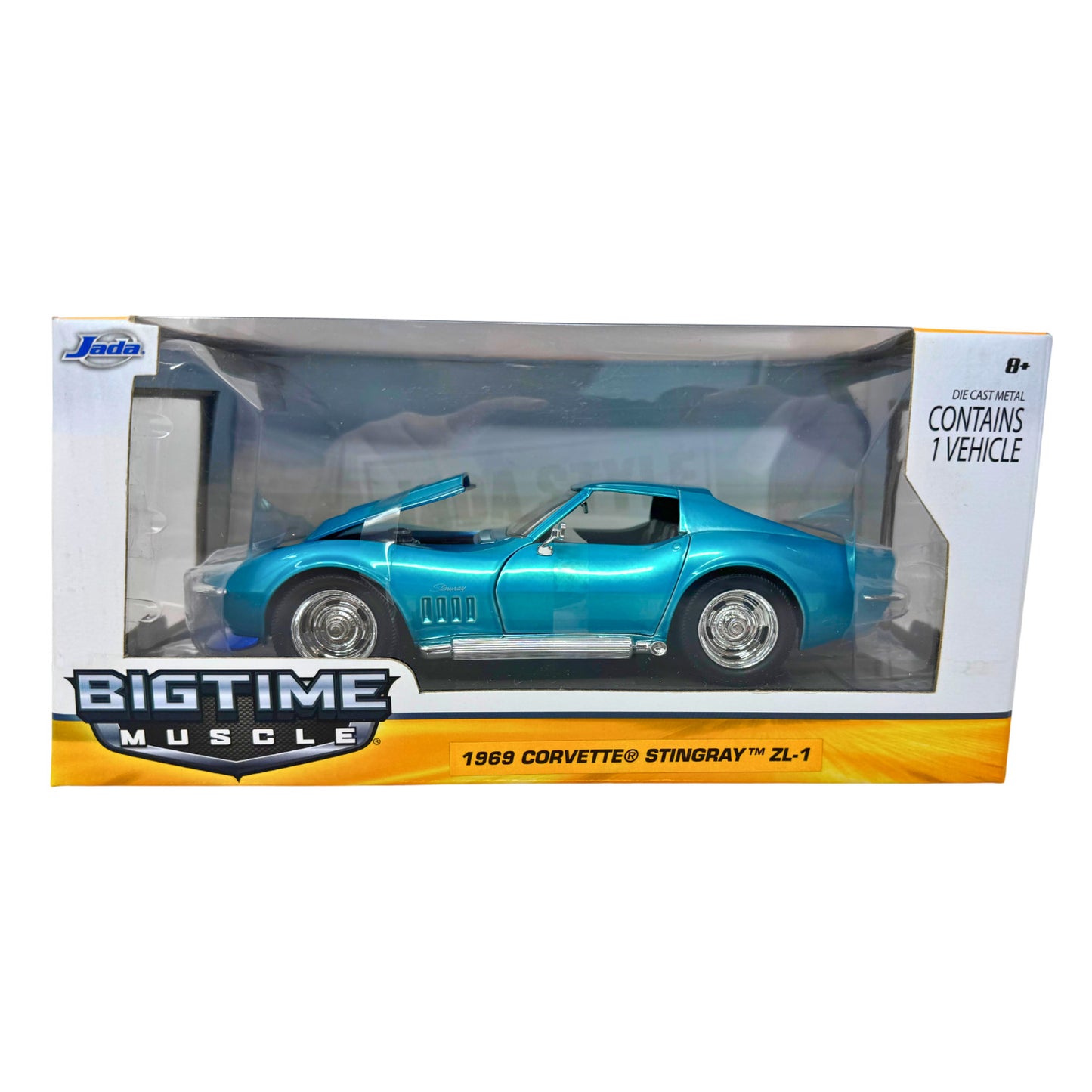 Jada Bigtime Muscle 1969 Chevrolet Corvette Stingray ZL-1 1:24 Diecast