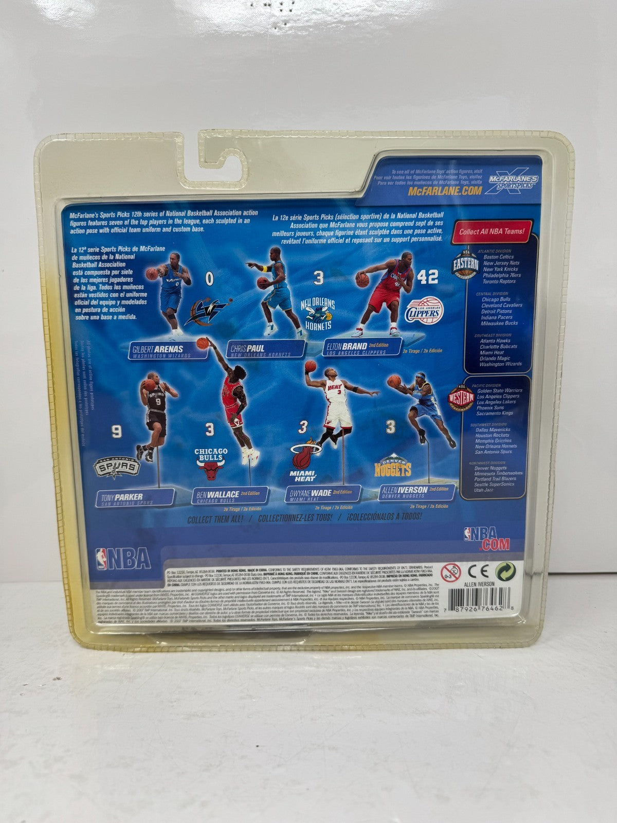 McFarlane NBA Allen Iverson Denver Nuggets Series 12 Figure