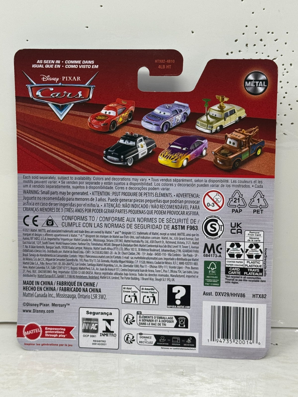 Mattel Disney Pixar Cars Lightning McQueen Radiator Springs 1:55 Diecast