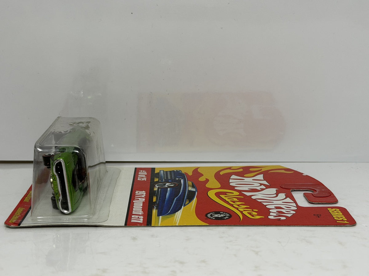 Hot Wheels Classics Series 1 1971 Plymouth GTX 1:64 Diecast Green