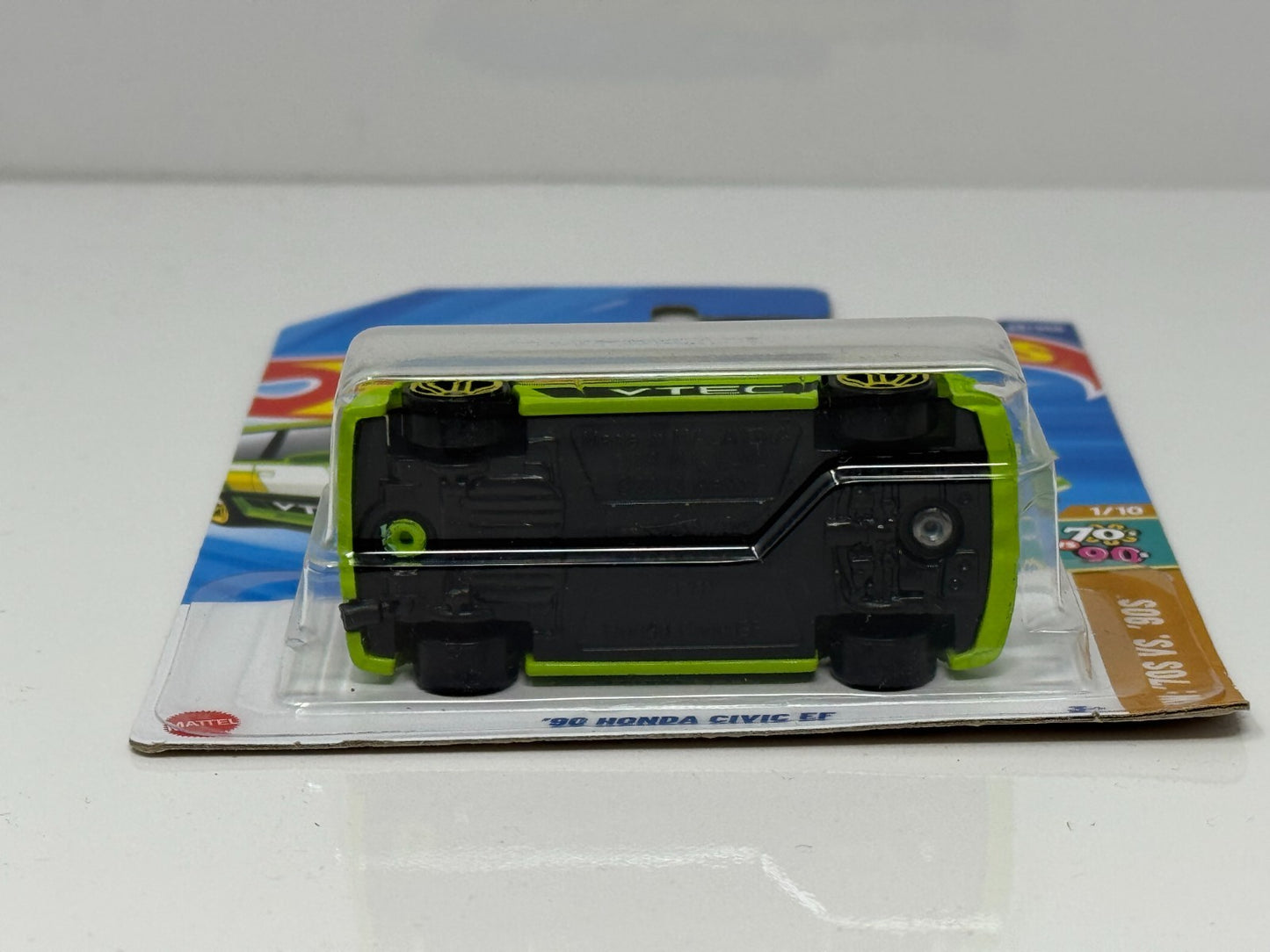 Hot Wheels HW 70s vs 90s 1990 Honda Civic EF 1:64 Diecast Green