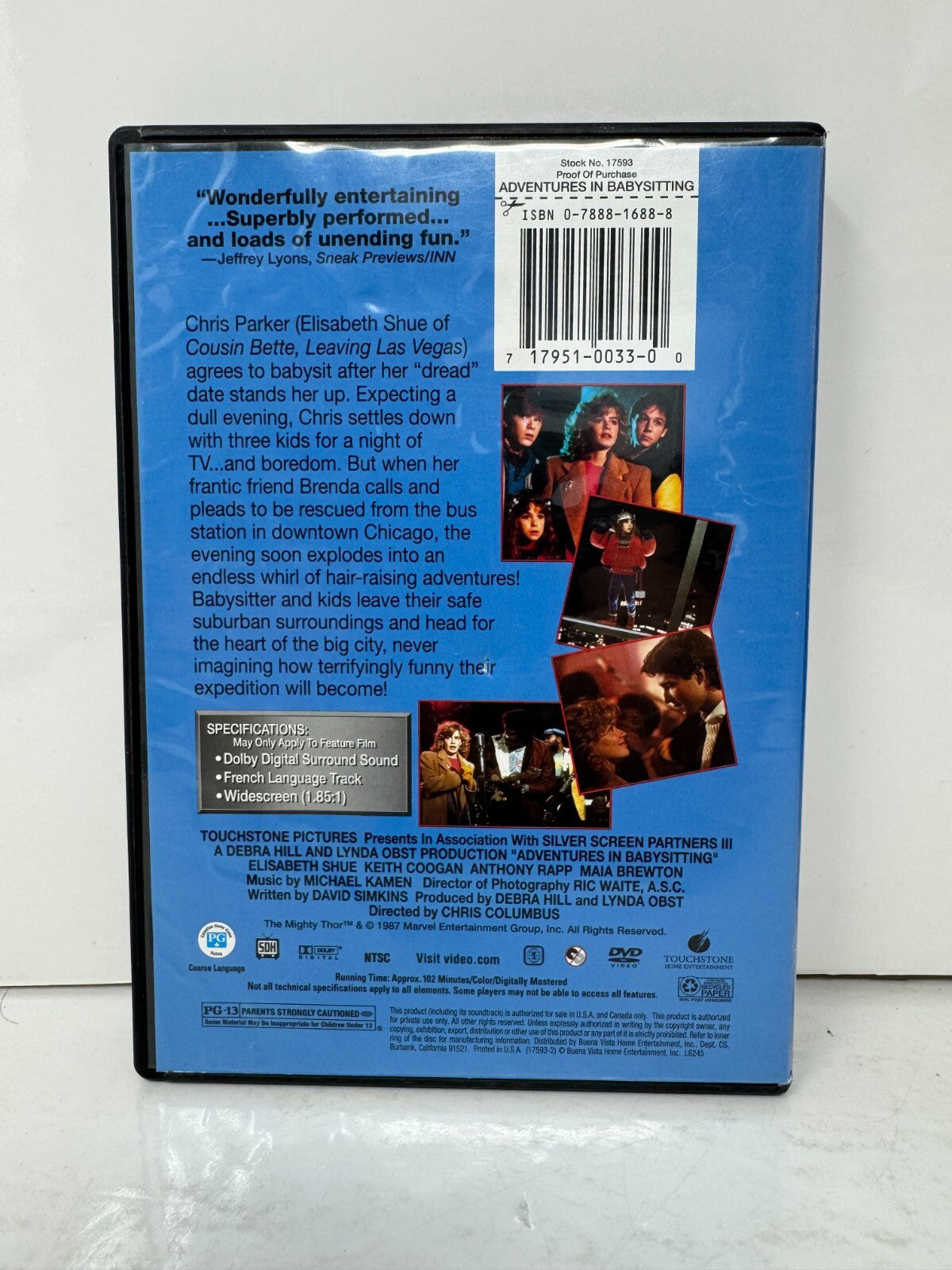 Adventures in Babysitting (DVD) Adventure Good Condition!!!
