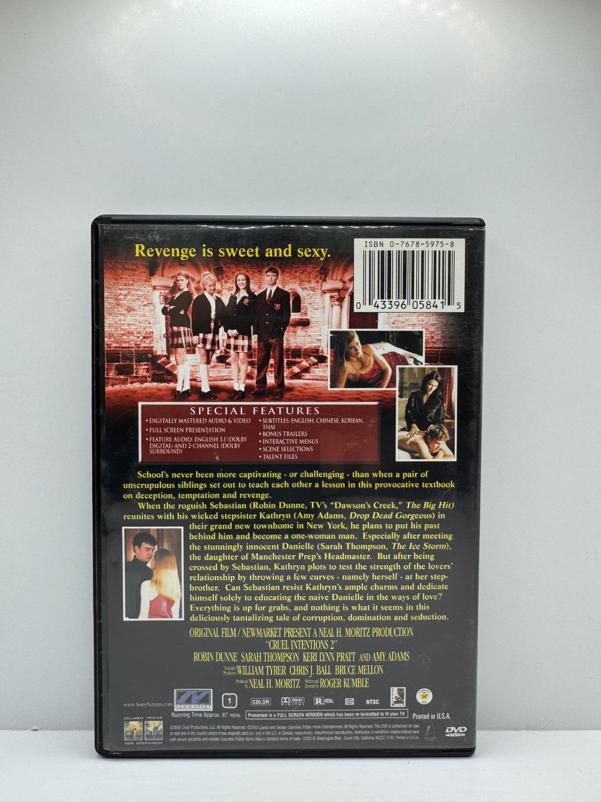 Cruel Intentions 2 (DVD) Sarah Thompson Drama