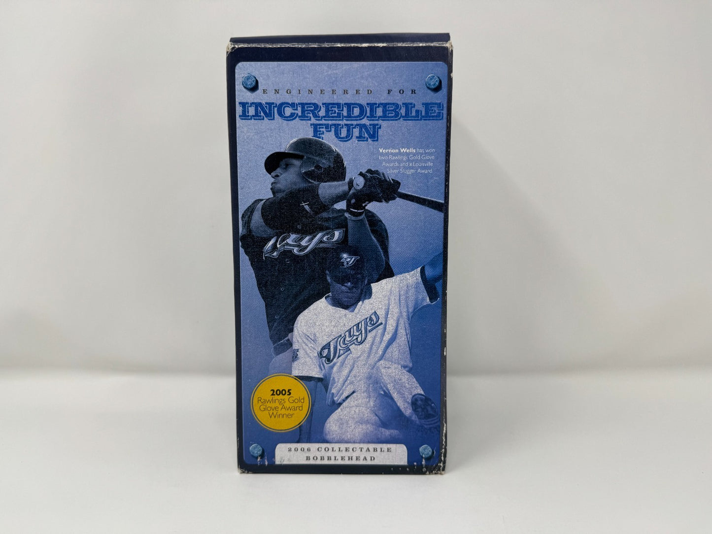 Toronto Blue Jays Vernon Wells 2005 Gold Glove Winner Bobblehead MLB Baseball