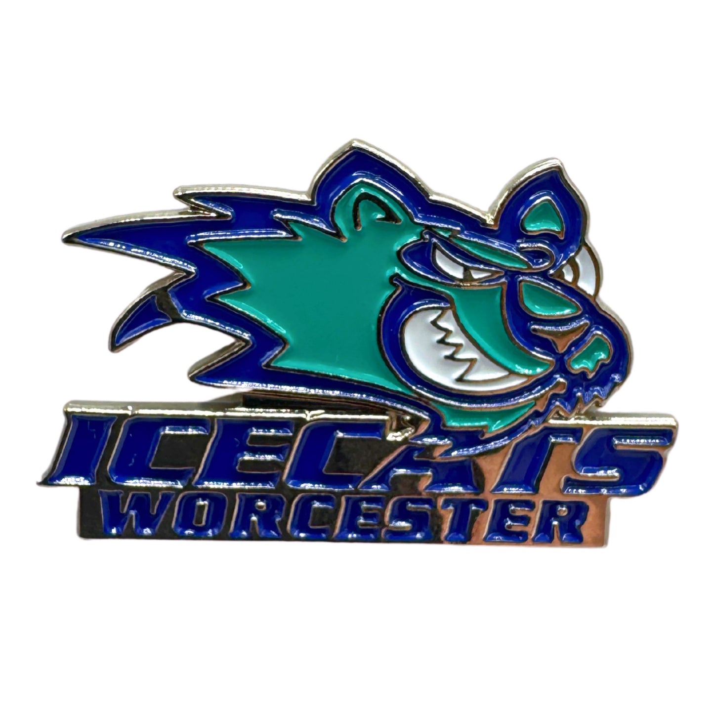 Worcester IceCats AHL Hockey Team Logo Lapel Pin UDT1