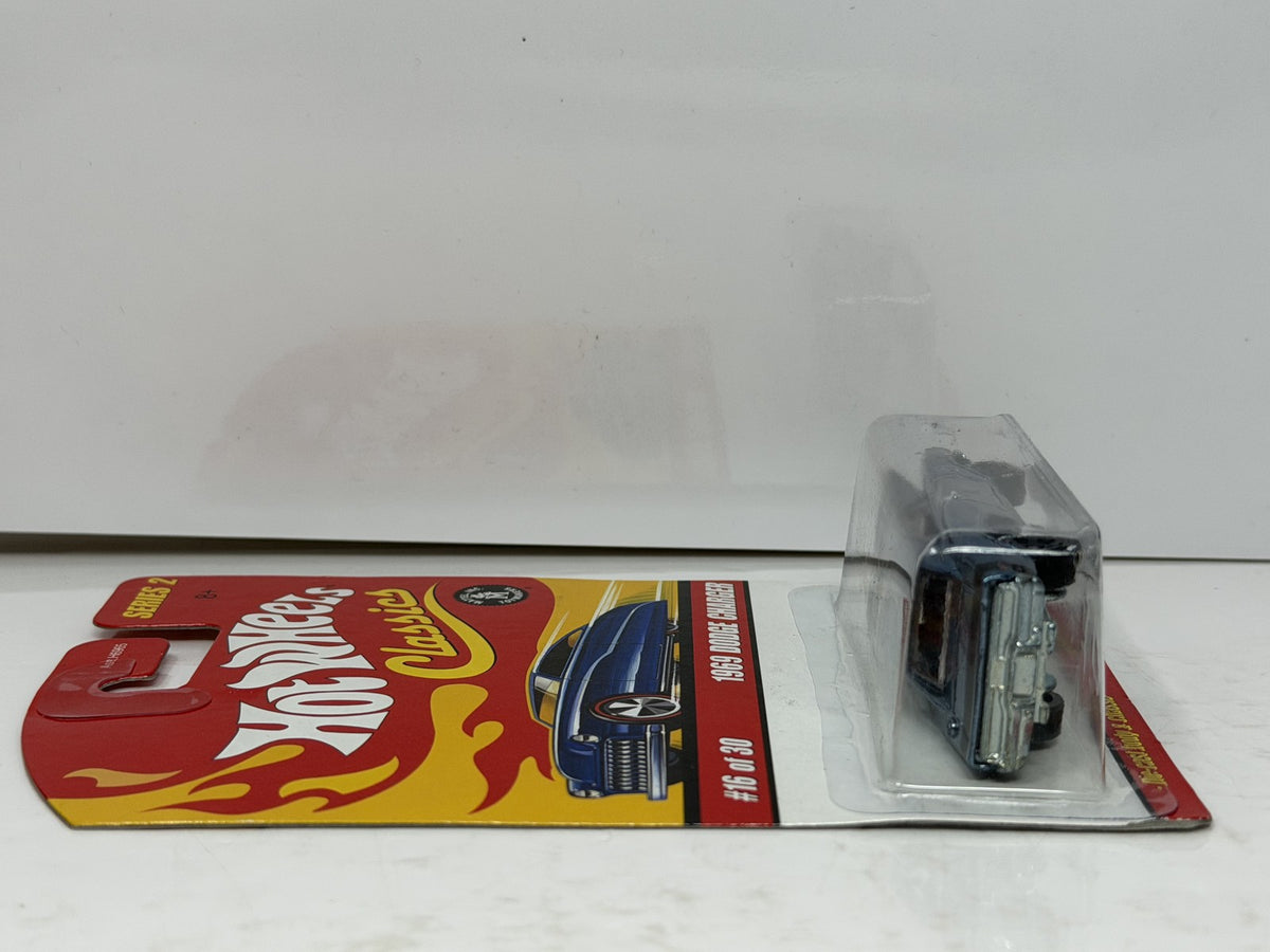 Hot Wheels Classics Series 2 1969 Dodge Charger 1:64 Diecast Steel Blue