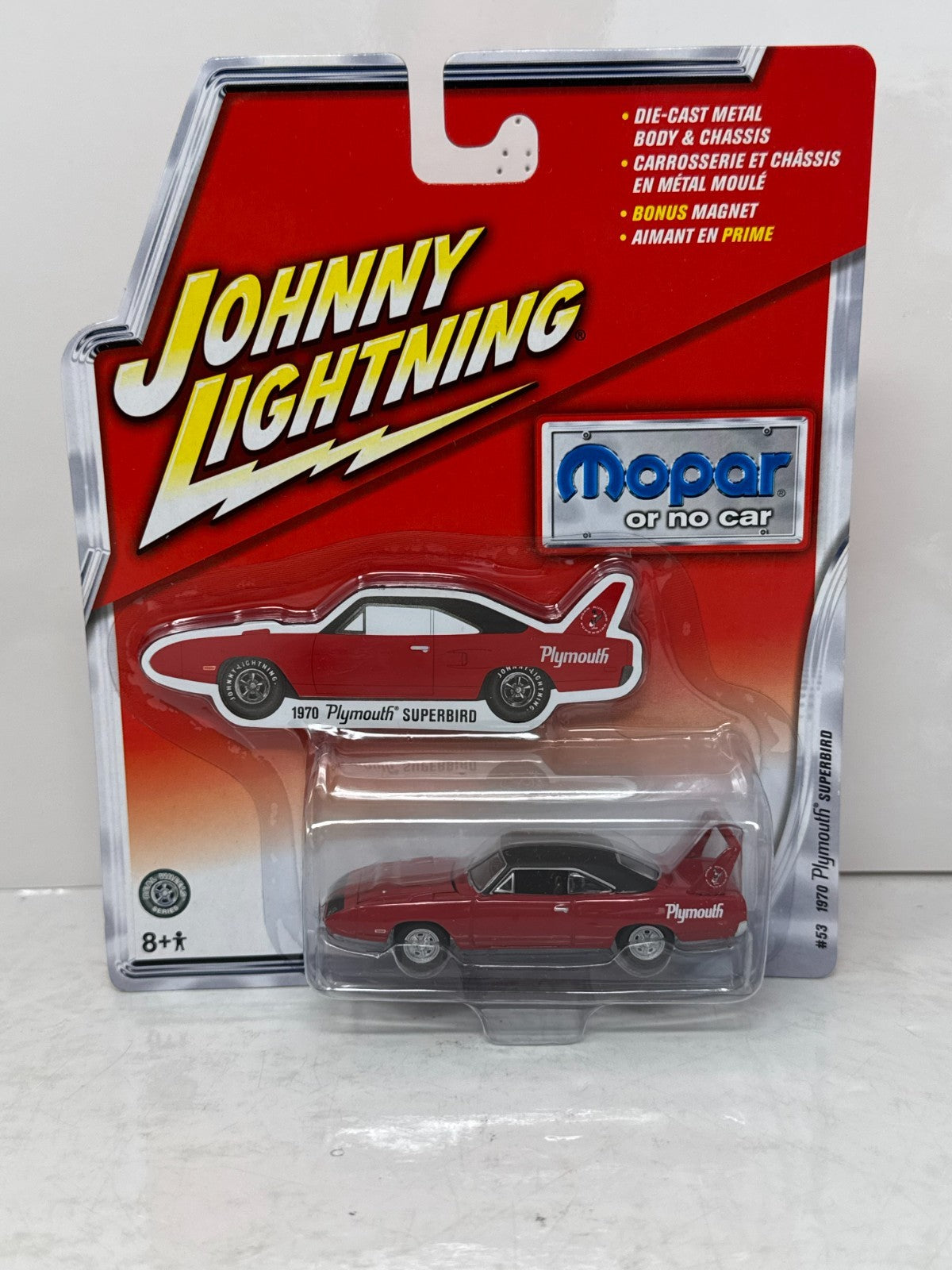 Johnny Lightning Mopar or No Car 1970 Plymouth Superbird 1:64 Diecast
