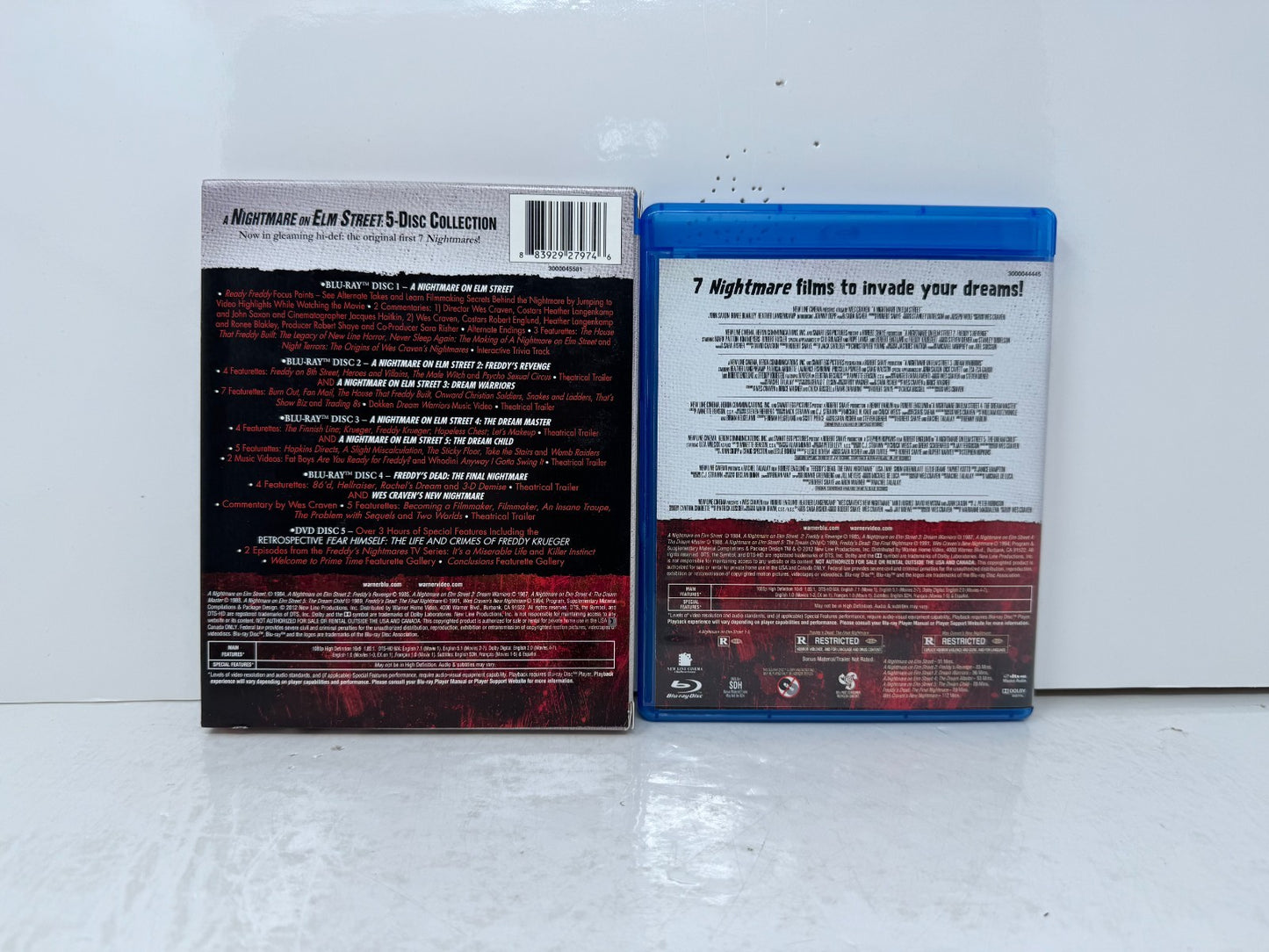 Nightmare on Elm Street Collection (Blu-ray) Robert Englund Horror Set