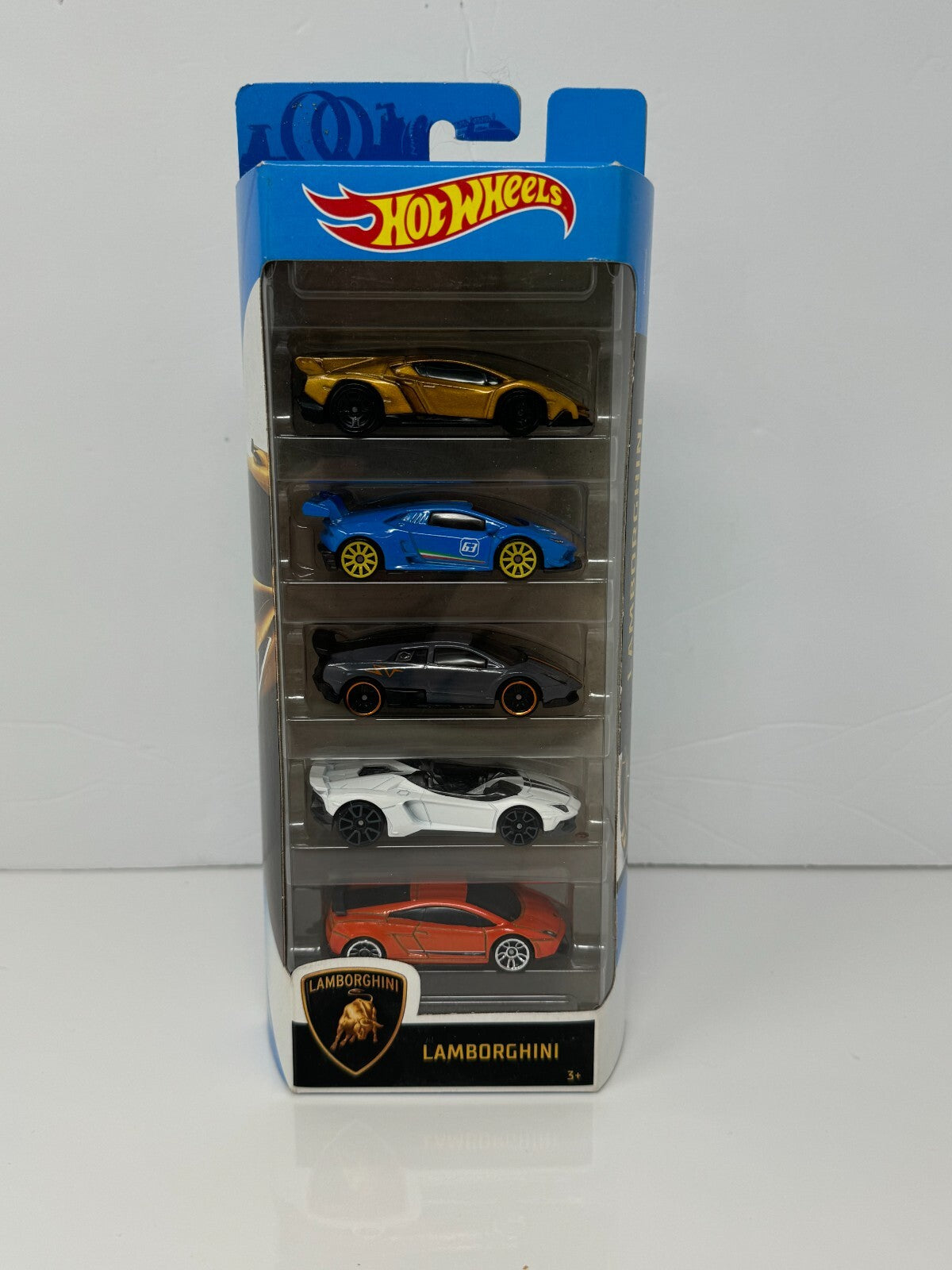 Hot Wheels Lamborghini 5-Pack Gift Set European Car 1:64 Diecast