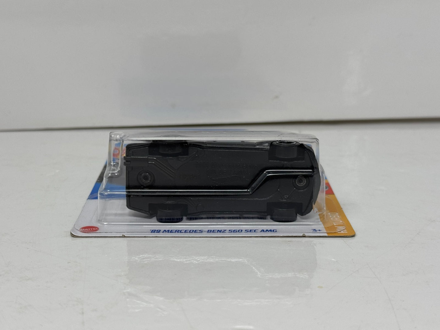Hot Wheels Turbo 1989 Mercedes-Benz 560 SEC AMG 1:64 Diecast Black