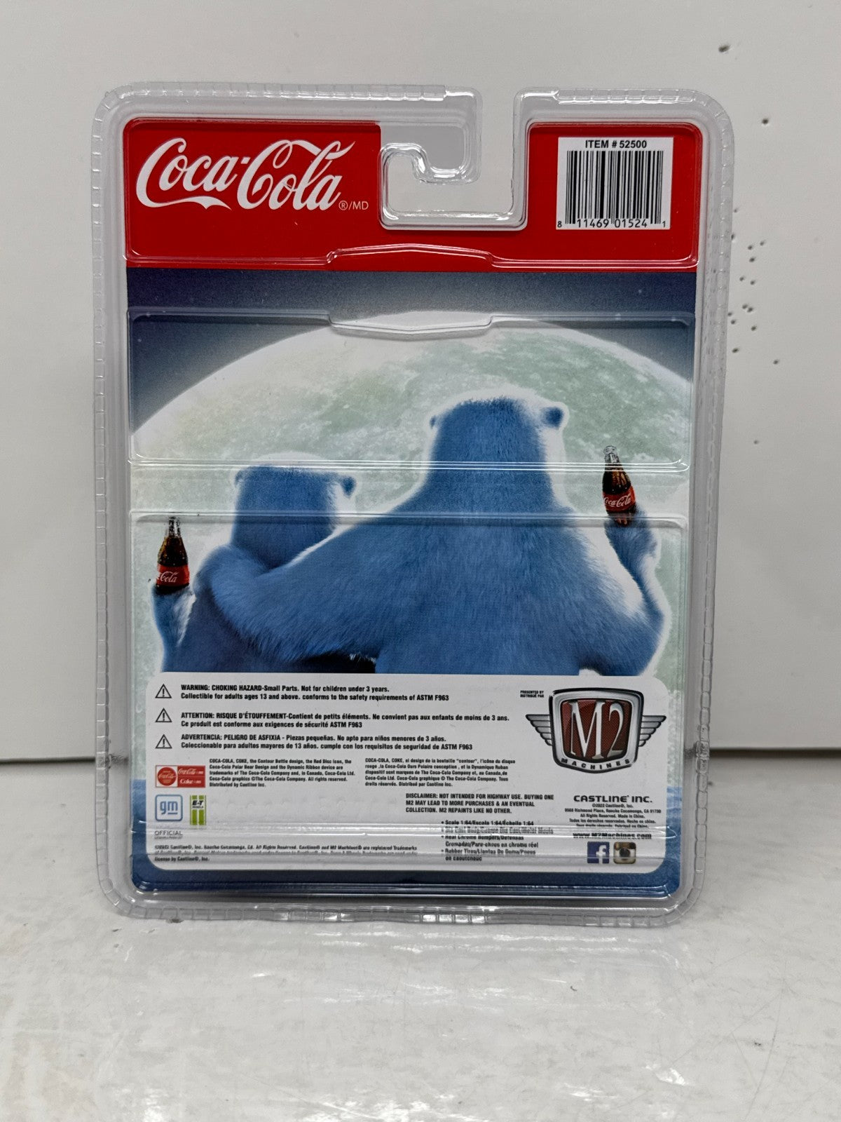 M2 Machines 1990 Chevrolet C1500 Silverado Coca-Cola Polar Bears 1:64 Diecast