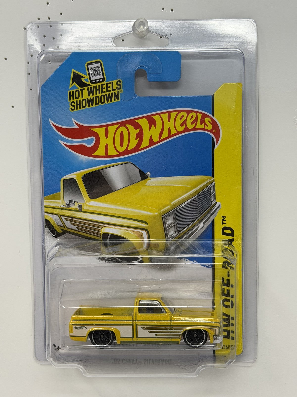 Hot Wheels HW Off-Road 1983 Chevy Silverado 1:64 Diecast Yellow V2