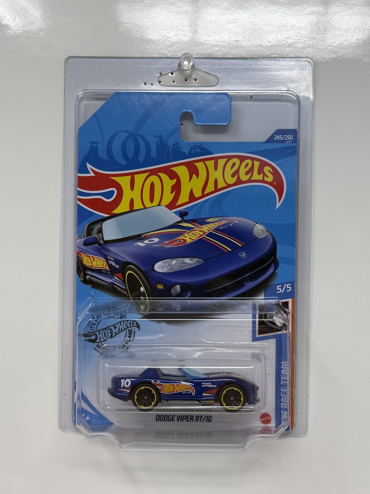 Hot Wheels Treasure Hunt Dodge Viper RT/10 Race Team 1:64 Diecast Blue