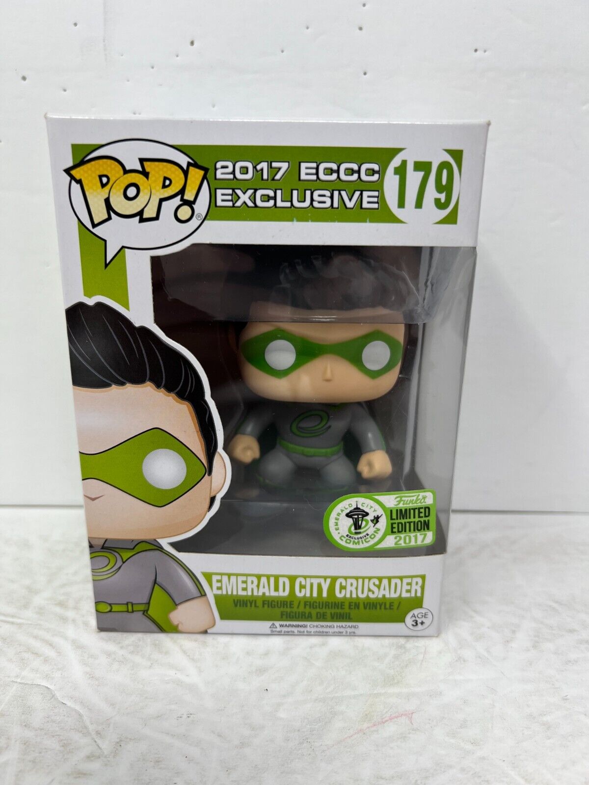 Funko Pop! 2017 ECCC Exclusive #179 Emerald City Crusader Vinyl Figure Vaulted