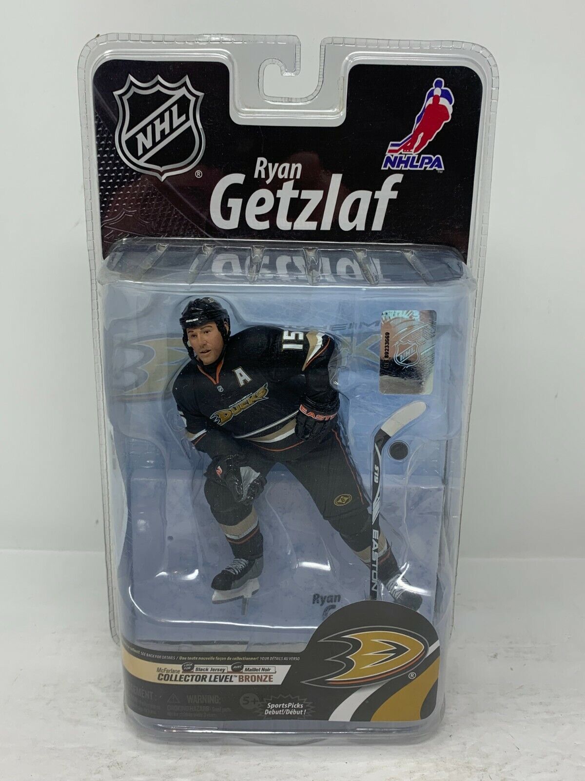 Mcfarlane NHL Ryan Getzlaf Ducks Series 26 Bronze Level #/3000 Figure