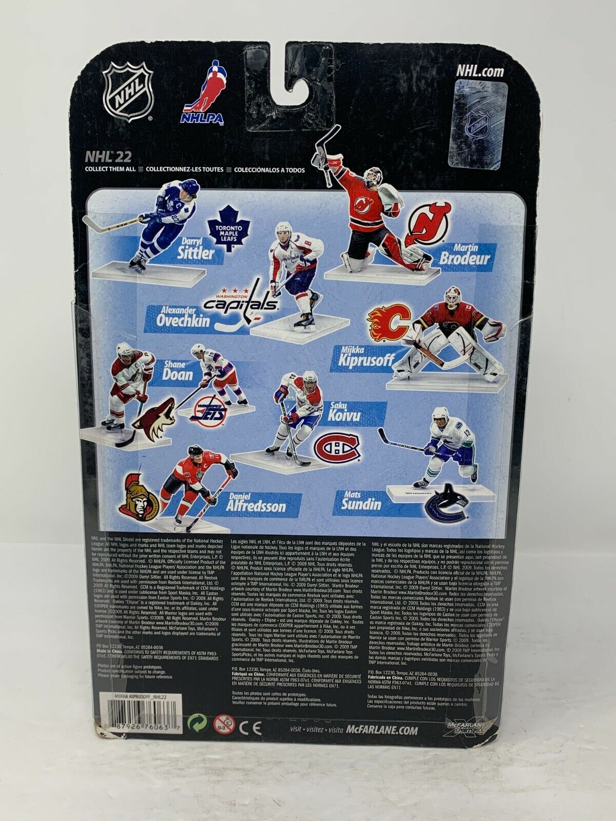 Mcfarlane NHL Miikka Kiprusoff Calgary Flames Chase Series 22 Figure