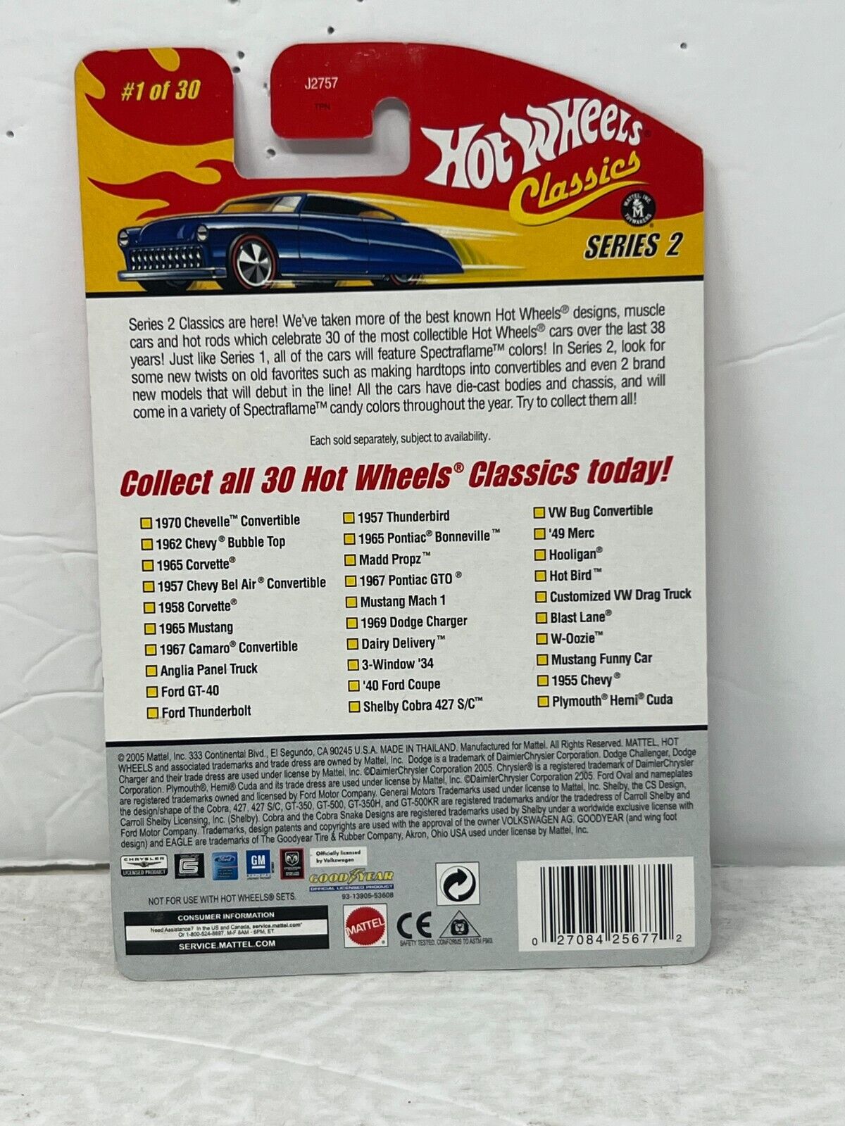 Hot Wheels Classics Series 2 1970 Chevelle Convertible Muscle Car 1:64 Diecast Red V2