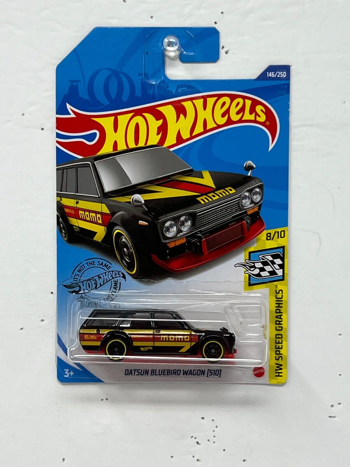 Hot Wheels HW Speed Graphics Datsun Bluebird Wagon (511) JDM 1:64 Diecast Black