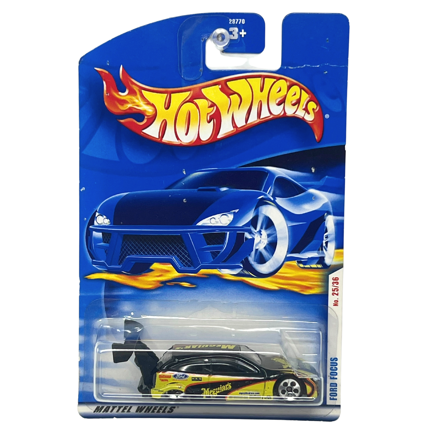 Hot Wheels Ford Focus 2001 No. 037 Rally Car 1:64 Diecast