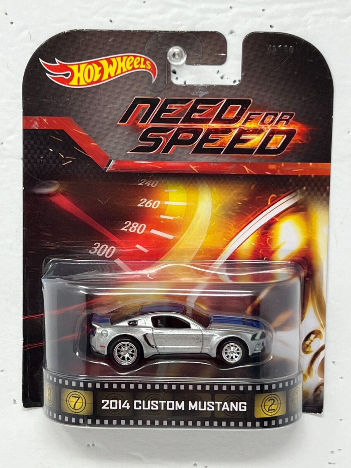 Hot Wheels Retro Entertainment Need for Speed 2014 Custom Mustang 1:64 Diecast