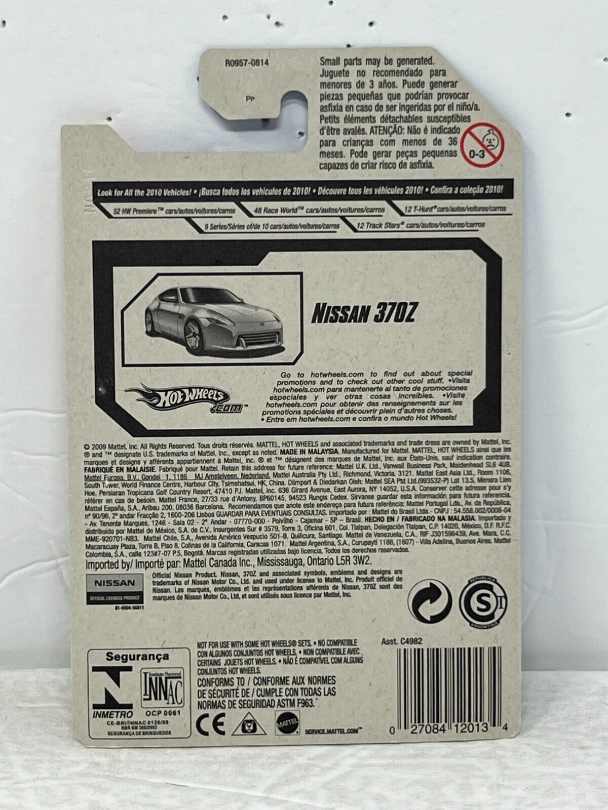 Hot Wheels New Models 2010 Nissan 370Z JDM 1:64 Diecast