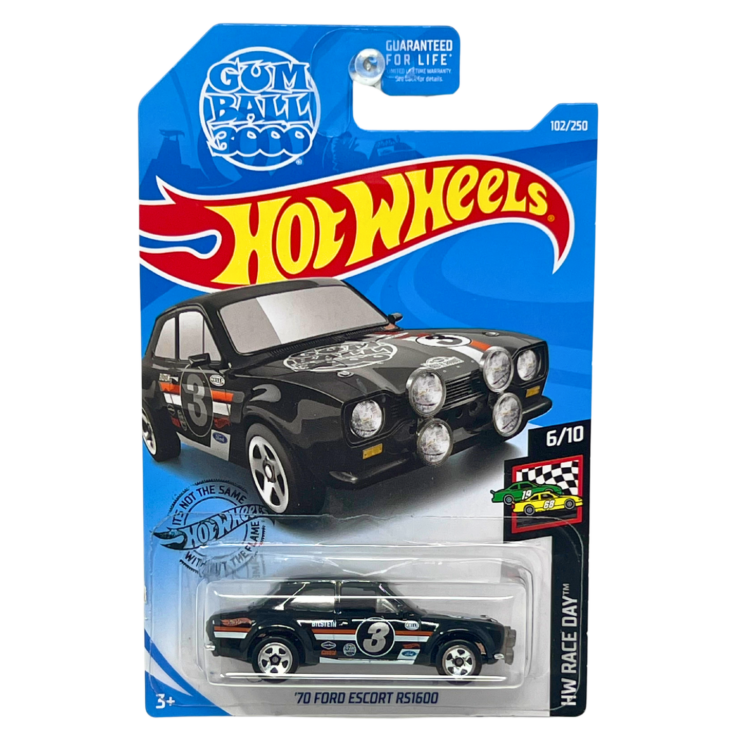 Hot Wheels HW Race Day '70 Ford Escort RS1600 Rally Car 1:64 Diecast