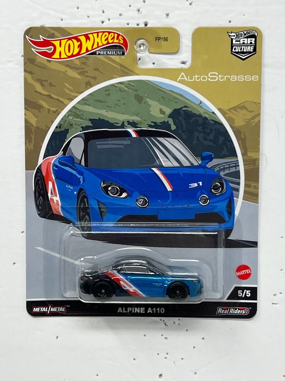 Hot Wheels Premium AutoStrasse Alpine A110 1:64 Diecast