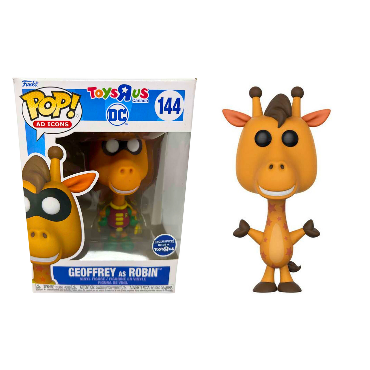 Funko Pop! AD Icons Toys R Us DC #144 Geoffrey as Robin Vinyl Figure