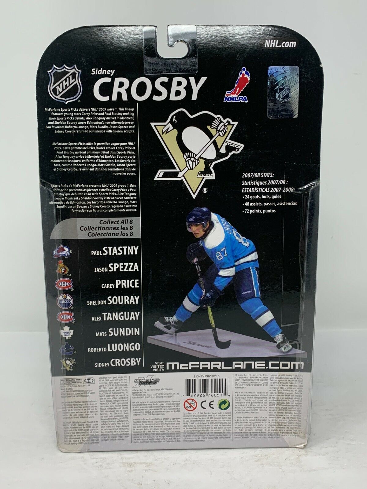 Mcfarlane NHL Sidney Crosby Pittsburgh Penguins Winter Classic Series 21 Figure