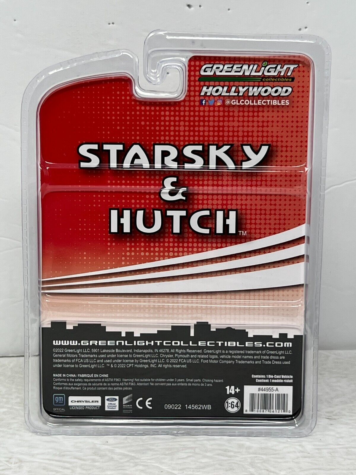 Greenlight Hollywood Starsky & Hutch 1963 Chevrolet Impala 1:64 Diecast