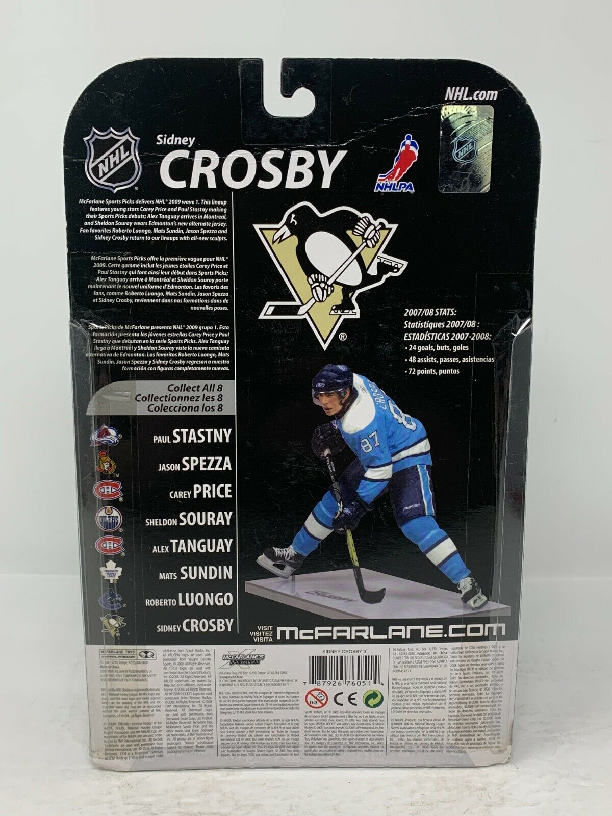 Mcfarlane NHL Sidney Crosby Pittsburgh Penguins Winter Classic Series 21 Figure