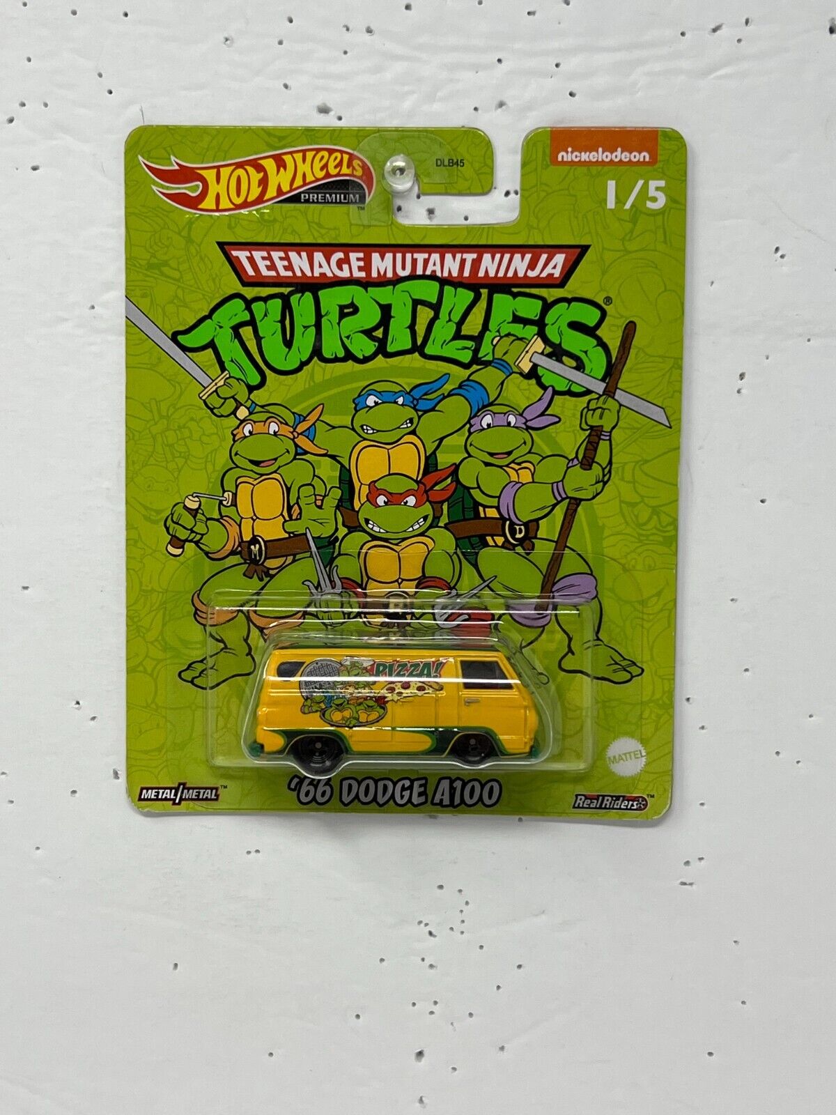Hot Wheels Premium Teenage Mutant Ninja Turtles '66 Dodge A100 POP Culture 1:64 Diecast