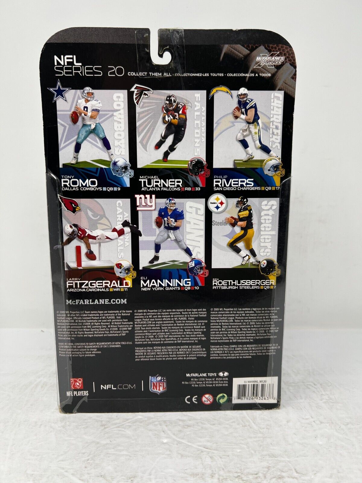 McFarlane NFL Eli Manning New York Giants Series 20 Action Figure